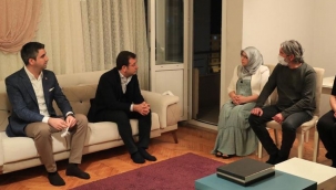 Ekrem İmamoğlundan HDPli Hüda Kayaya taziye ziyareti