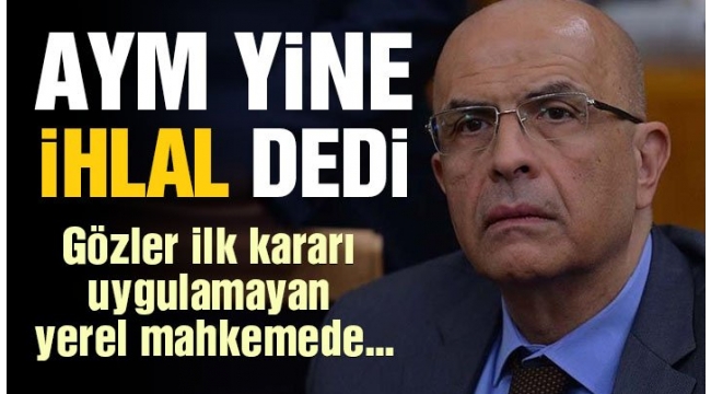 Enis Berberoğlu için bir kez daha hak ihlali kararı verildi