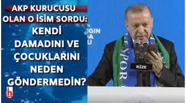 Abdüllatif Şener: Şehitlik bu kadar değerliyse çocukların ve damatların neden gitmedi!