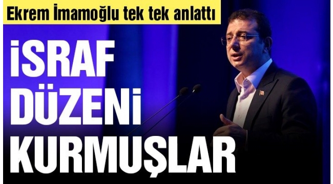 EKREM İMAMOĞLU :"KAMU YÖNETİMİ CİDDİYETİNE UYMAYAN İŞLER YAPILMIŞ !