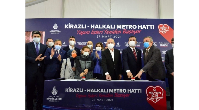 Ekrem İmamoğlu: Kirazlı-Halkalı metro hattını 2023te açacağız
