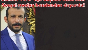 MHP ESENLER İLÇE BAŞKANI SUAT YILMAZ İSTİFA ETTİ