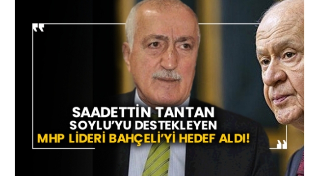 Sadettin Tantan MHP siyasetinin halk nezdinde inandırıcılığını yitirdiği de gözüküyor