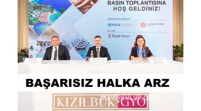 Kızılbük GYO'da başarısız halka arz