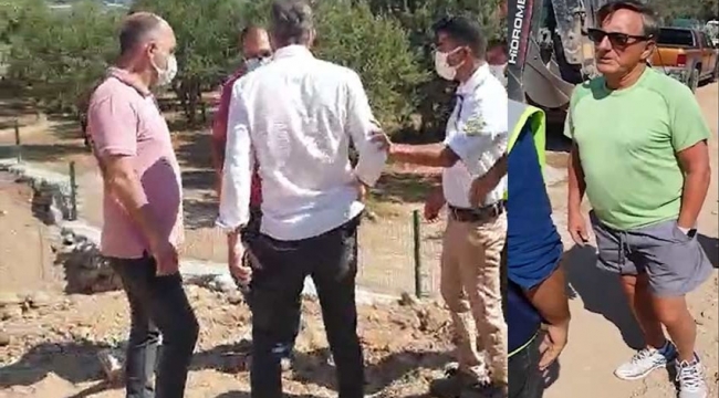 Bülent Eczacıbaşının silahlı adamları şantiye bastı iddiası!