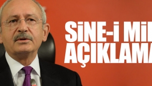 CHP Lideri Kemal KılıçdaroğluCHP'nin Sine-i Millet kararı erken genel ve cumhurbaşkanlığı seçimi yapılmasını sağlamaz."