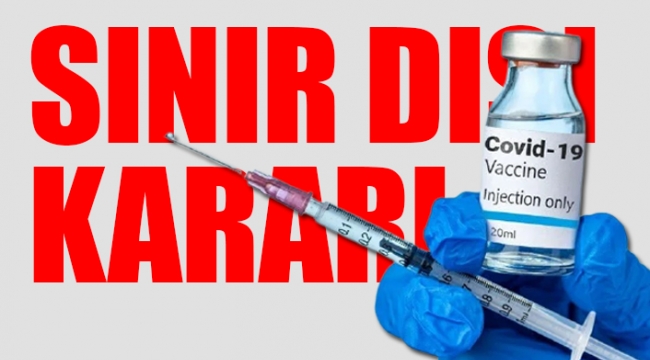 Türkiyede uygulanan aşılar geçerli sayılmadı