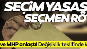AK Parti ve MHPnin seçim yasa teklifinde seçmen rötuşu