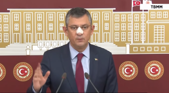 CHPli Özgür Özel: Ülkedeki kötü yönetimin tescili bugün Erdoğan tarafından yapıldı