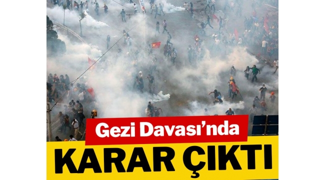 GEZİ DAVASINDA CEZA YAĞDI!