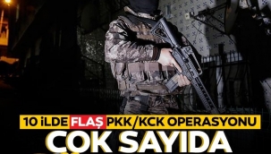10 ilde PKK/KCK operasyonu: Çok sayıda gözaltı kararı