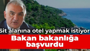 AKPli Bakan bakanlığa başvurdu... Sit alanına otel yapmak istiyor