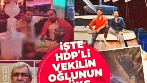 Kürt çocuklarına dağı reva görenler kendi çocuklarını bakın nasıl yaşatıyor! İşte HDPli vekilin oğlu Baver Taşçıerin lüks hayatı