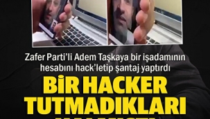 Zafer Partisi Genel Başkan Yardımcısı Adem Taşkaya iş insanı Sait Emirin Instagram hesabını hackletip şantaj yaptırdı