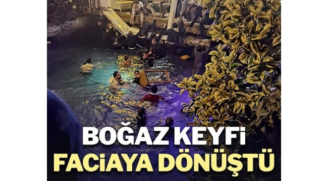 Beşiktaş Bebek'te Danış restoranın bulunduğu iskele çöktü