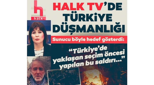 Fransa'daki saldırının ardından Halk TV'de Türkiye düşmanlığı! "Türkiye seçim sürecine girerken..."