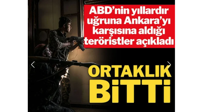 Suriye'deki teröristler ABD ile iş birliğini sonlandırdı