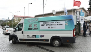 BEŞİKTAŞ BELEDİYESİ'NİN ÖĞRENCİ'YE VE MOBİVET ARAÇLARI AFET BÖLGESİNE DOĞRU YOLA ÇIKTI