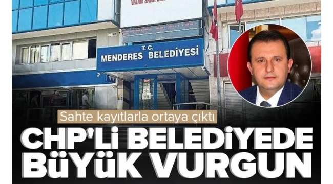CHP'li Menderes Belediyesi'nde altın vurgunu! Sahte kayıtlarla ortaya çıktı GÜNDEM .