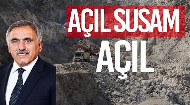 Kapatılan taş ocağı, sahibi vekil seçilince yeniden açıldı