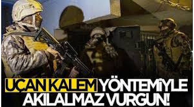 Uçan kalemle akılalmaz çek vurgunu