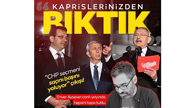 Enver Aysever ''Ekrem'in durumu zor. Kemal'in oğlu, Meral'in kardeşi… Şimdiden cin olmadan adam çarpmaya çalışıyor.''