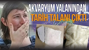 'Akvaryum taşı' tarihi eser çıktı