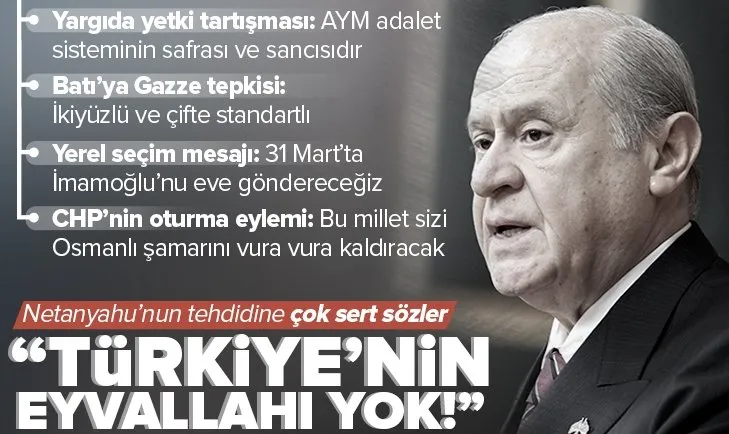 MHP Lideri Bahçeli ''Boş vakti olursa İstanbul'a uğrayan belediye başkanını evine göndereceğiz''