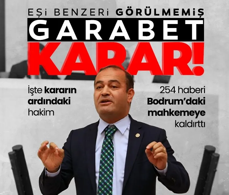 Özgür Karabat 254 haberi Bodrum'daki mahkemeye kaldırttı