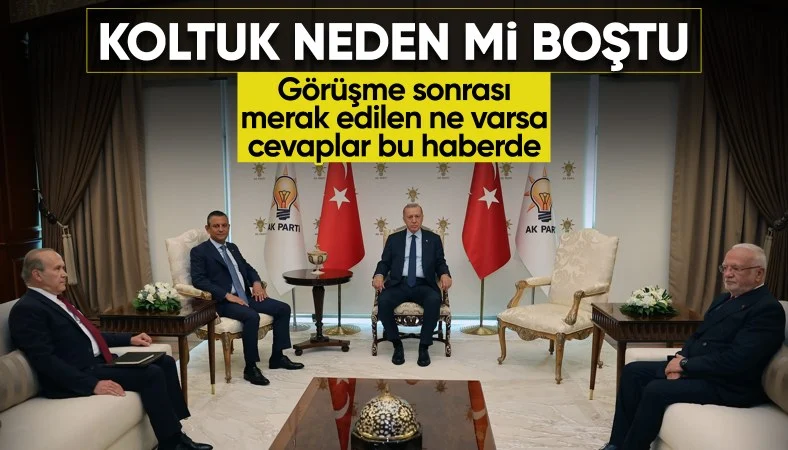 Cumhurbaşkanı Erdoğan'ın Özel'i kabulüne ilişkin tüm detaylar