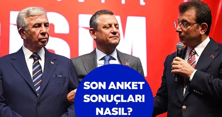 Ekrem İmamoğlu, Mansur Yavaş ve Özgür Özel... Seçmenin yüzde 64'ü aynı yanıtı verdi!