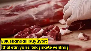 ESK skandalı büyüyor: İthal etin yarısı tek şirkete verilmiş
