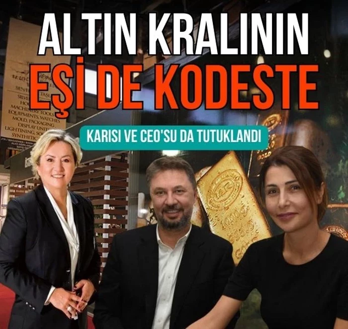 İstanbul Altın Rafinerisi soruşturmasında patron Özcan Halaç'ın eşi Zeynep Başak Halaç da tutuklandı, evinde 500 kilo altın çıkan halası da gözaltında