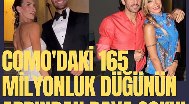 Como'daki 165 milyonluk düğünün ardından dava şoku!