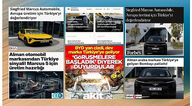 Medyamız olmayan otomobil devini Türkiye'ye getirdi.. Hayırlı İşler